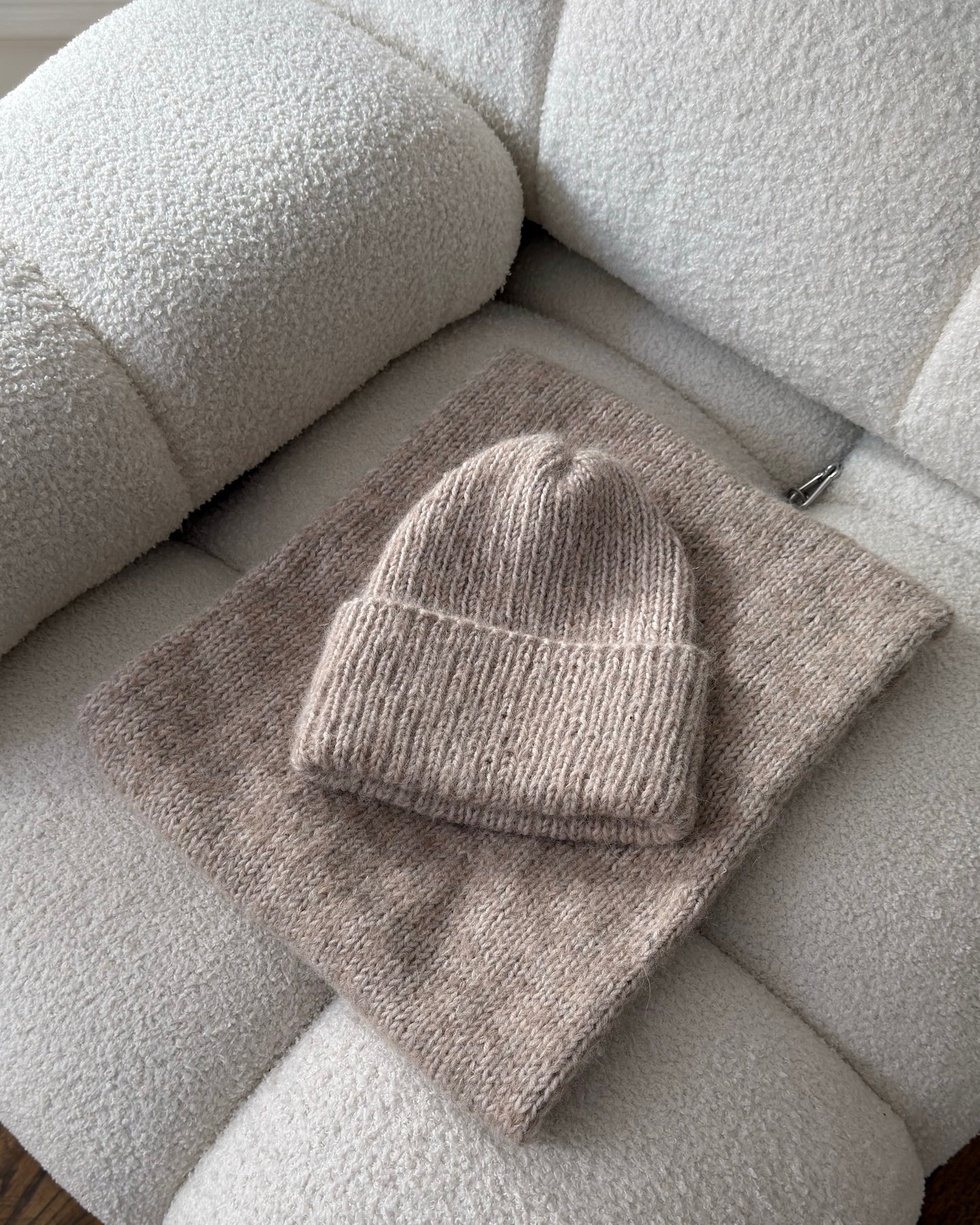 Komplet czapka + szalik Glaze